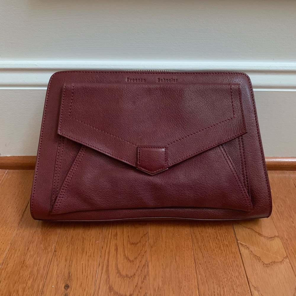 Proenza Schouler “ps13” Wine / Burgundy Clutch